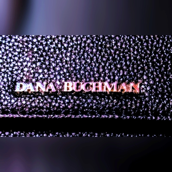 'DANA BUCHMAN' Black Clutch/Wallet with Removable Shoulder Strap - Picture 5 of 5